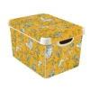 Curver Stockholm Stork Deco Storage Box - Yellow - 22L -Home Style Sales 13169628 4924898511790251