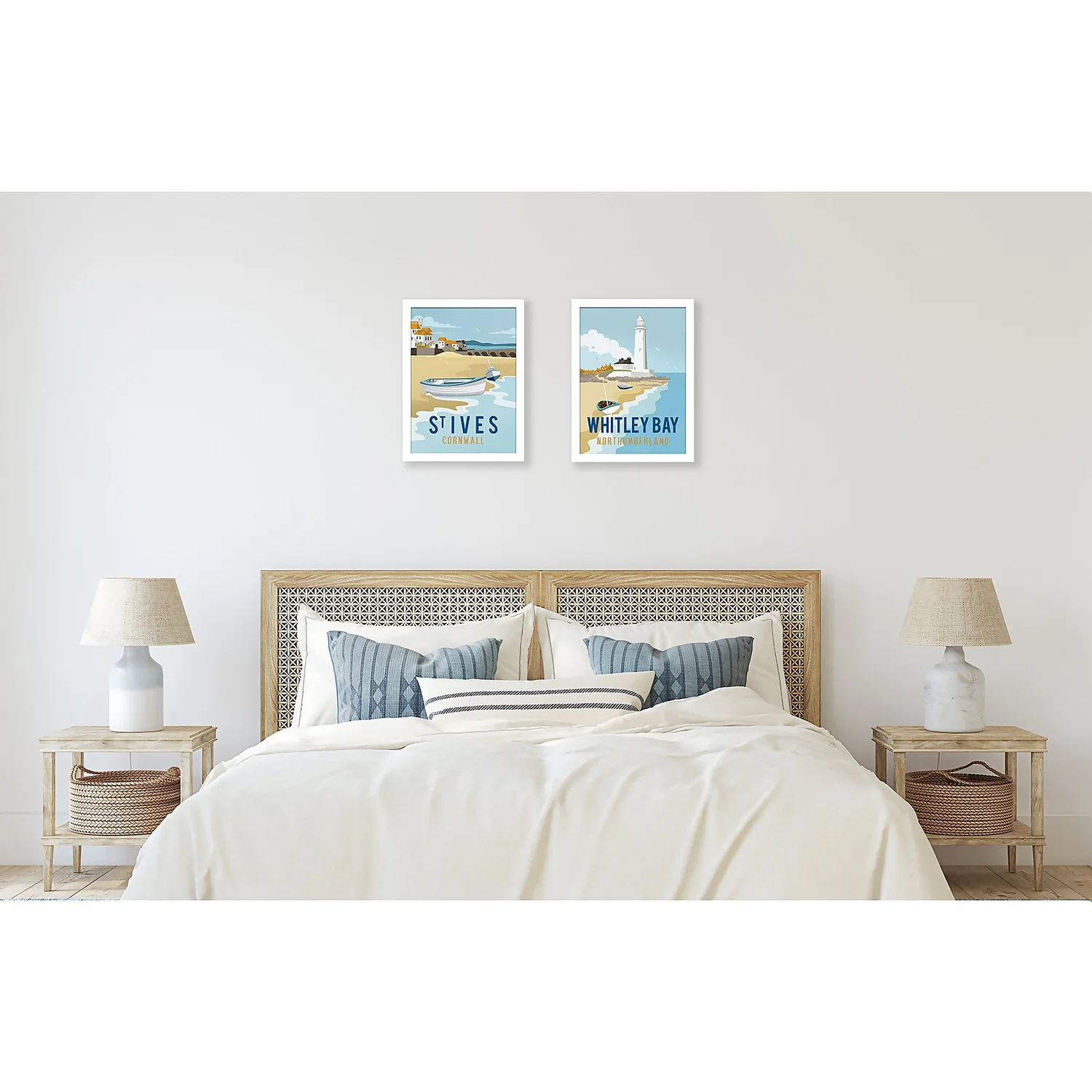 Seaside Framed Prints - Set Of 2 - 40x30cm 4 Seaside Framed Prints - Set Of 2 - 40x30cm - Image 2
