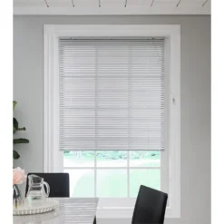 Aluminium Venetian Blind - Silver - 90x160cm