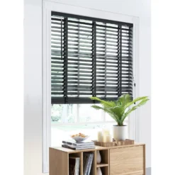 50mm Wood Venetian Blind - Slate - 90x160cm -Home Style Sales 13206164 1254884238960245