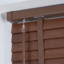 50mm Wood Venetian Blind - Walnut - 70x160cm -Home Style Sales 13206175 1674884243644601