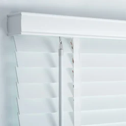 50mm Wood Venetian Blind - White - 130x160cm -Home Style Sales 13206210 1554884251287653