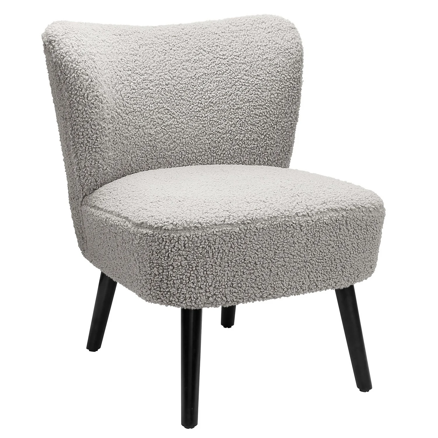 Sean Boucle Occasional Chair - Grey 3 Sean Boucle Occasional Chair - Grey