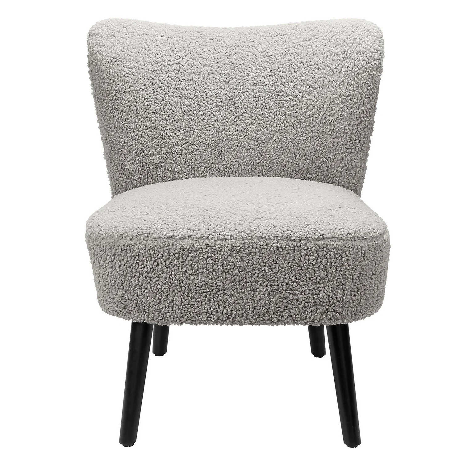 Sean Boucle Occasional Chair - Grey 5 Sean Boucle Occasional Chair - Grey - Image 3