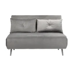 Freya Velvet Folding Sofa Bed - Grey -Home Style Sales 13222764 7844933444496055