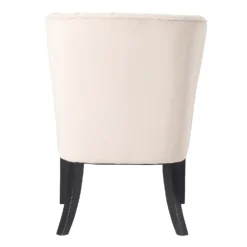 Sadie Velvet Accent Chair - Ivory -Home Style Sales 13223762 1594927512113223