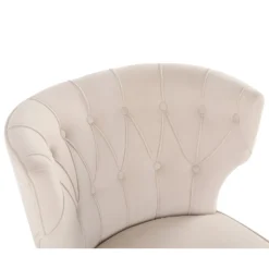 Sadie Velvet Accent Chair - Ivory -Home Style Sales 13223762 3894927512142902