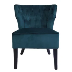 Sadie Velvet Accent Chair - Aegean Blue -Home Style Sales 13223769 3614958840618067