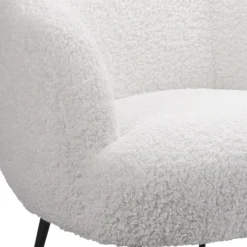 Tori Boucle Tub Chair - White -Home Style Sales 13224150 2014919264590698