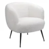 Tori Boucle Tub Chair - White -Home Style Sales 13224150 6764919264423937