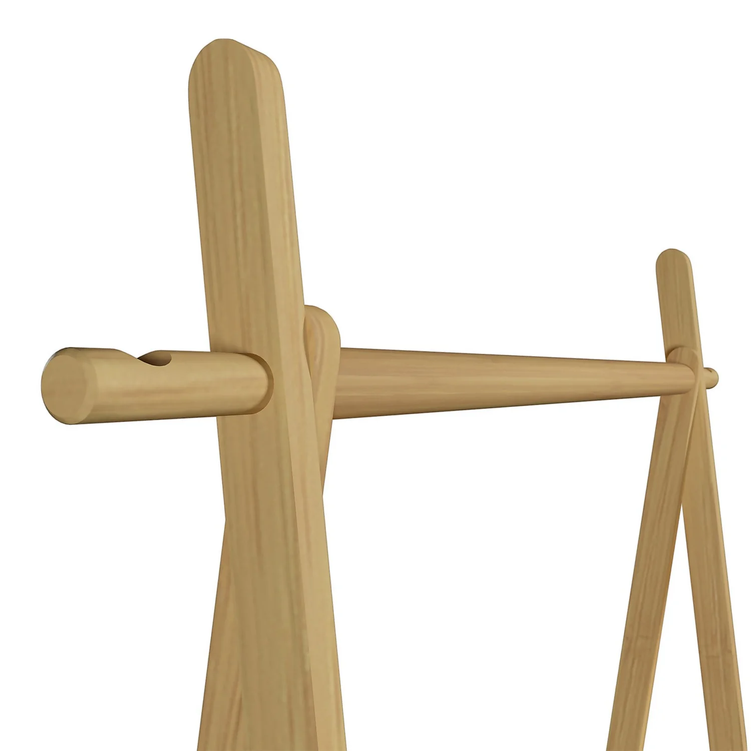 Foldable Bamboo Garment Rack 7 Foldable Bamboo Garment Rack - Image 5