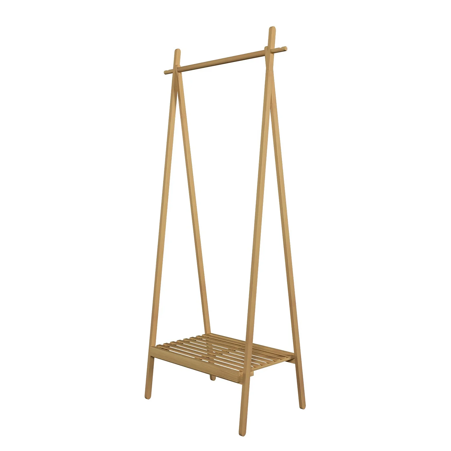 Foldable Bamboo Garment Rack 3 Foldable Bamboo Garment Rack
