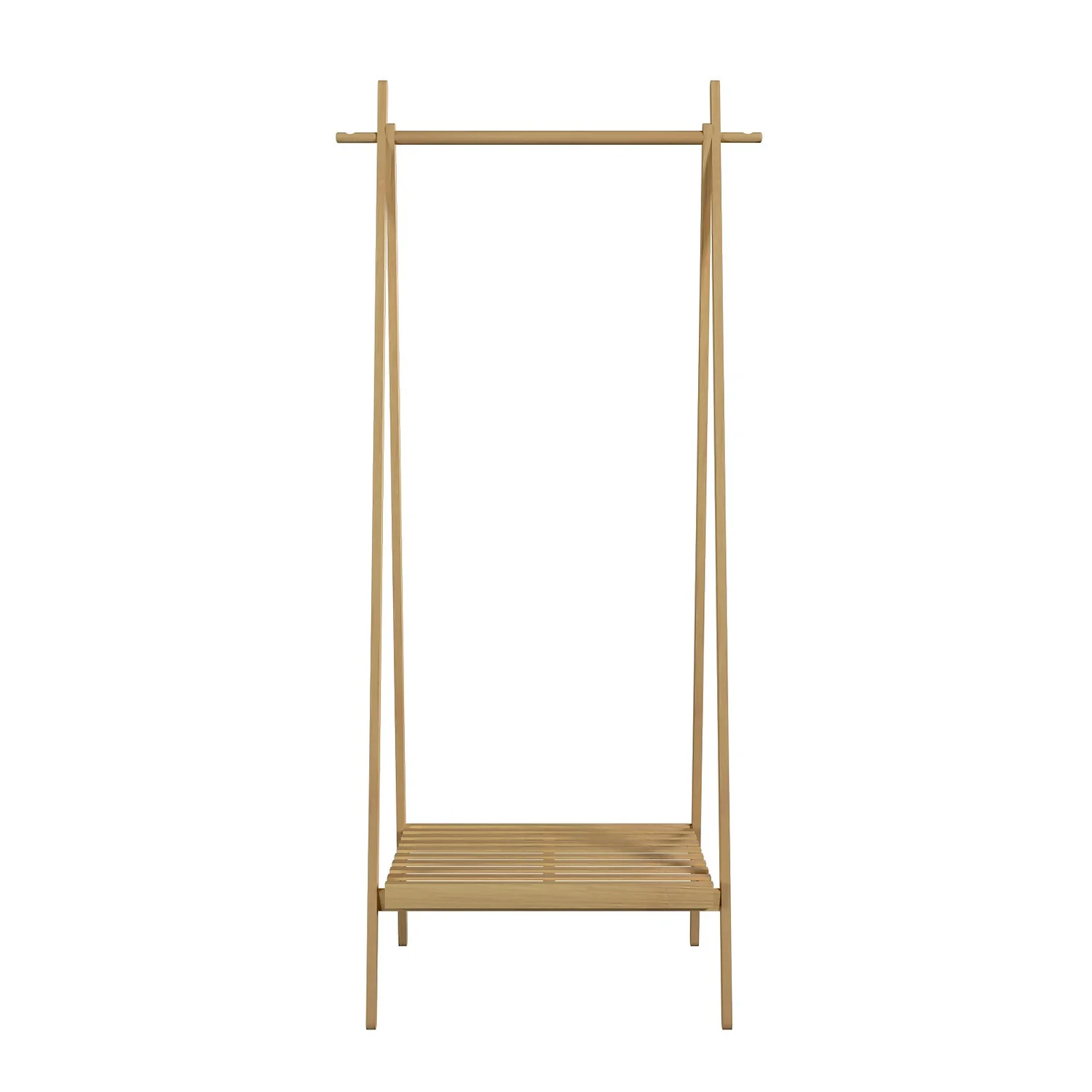 Foldable Bamboo Garment Rack 5 Foldable Bamboo Garment Rack - Image 3