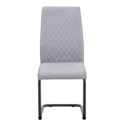 Skelby Cantilever Dining Chairs - Set Of 2 - Silver Grey 10 Skelby Cantilever Dining Chairs - Set Of 2 - Silver Grey -Home Style Sales 13244352 1514947968239419