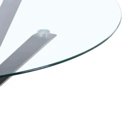 Ludlow Round Glass Dining Table - Charcoal 7 Ludlow Round Glass Dining Table - Charcoal -Home Style Sales 13244362 7104947243538518