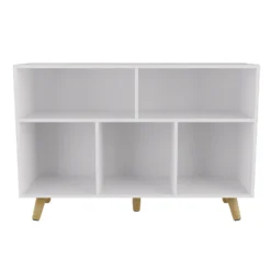 Kids Compact Storage Unit With Legs - White -Home Style Sales 13277674 1594929069581745
