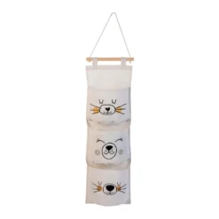Kids 3 Pocket Hanging Organiser - Polar Bear -Home Style Sales 13277677 1034929069112746