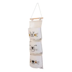 Kids 3 Pocket Hanging Organiser - Polar Bear