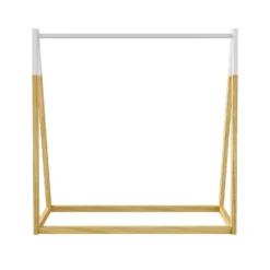 Kids A-Frame Clothes Rail - Natural & White 12 Kids A-Frame Clothes Rail - Natural & White -Home Style Sales 13277679 1004929069136773