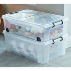 35L Heavy Duty Under Bed Box With Lid -Home Style Sales 13412197 1395031708517197