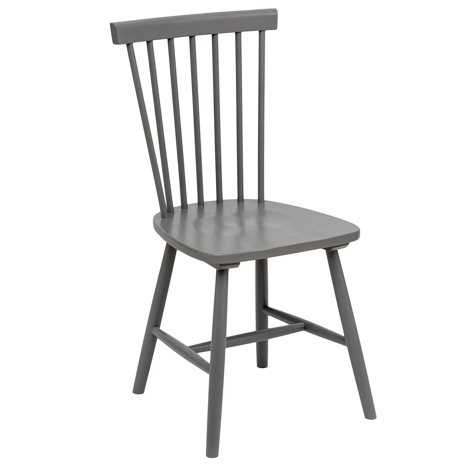 The Spindle Chair - Set Of 2 - Charcoal 5 The Spindle Chair - Set Of 2 - Charcoal - Image 3
