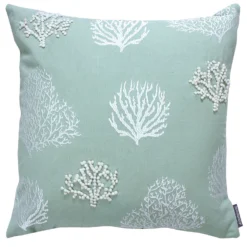 Country Living French Knot Salcombe Sea Flower Cushion
