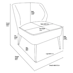 The Accent Chair - Cream -Home Style Sales 13514414 9195014368838149