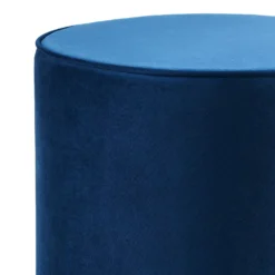 Pippa Round Pouffe - Blue -Home Style Sales 13514425 1504964604362133