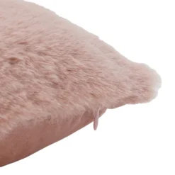 Faux Fur Rabbit Cushion - 45x45cm - Blush -Home Style Sales 13552794 1374964335842942