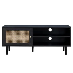 Kubu Rattan TV Stand - Black -Home Style Sales 13633729 2034974679756779