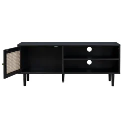Kubu Rattan TV Stand - Black -Home Style Sales 13633729 2074974679694163