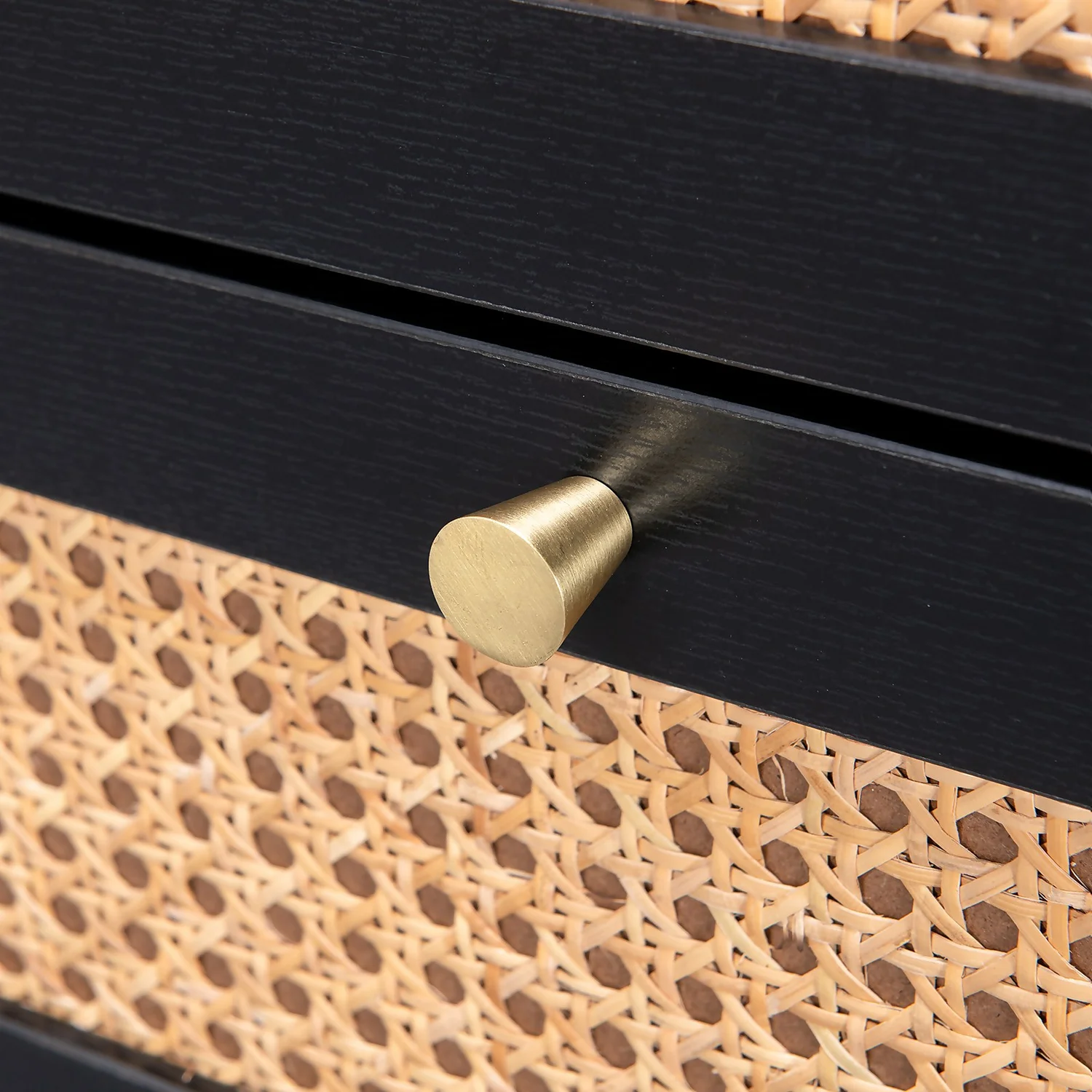 Kubu Rattan 3 Drawer Chest - Black 9 Kubu Rattan 3 Drawer Chest - Black - Image 7