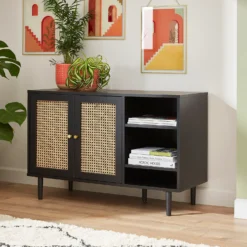 Kubu Rattan Sideboard - Black -Home Style Sales 13633735 1615009196900123