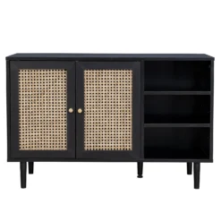 Kubu Rattan Sideboard - Black -Home Style Sales 13633735 2044974679747746