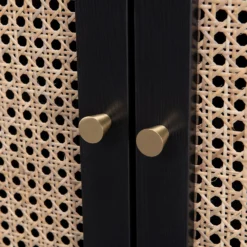 Kubu Rattan Sideboard - Black -Home Style Sales 13633735 2094974679876755