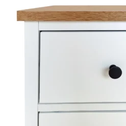 Ren 2 Drawer Bedside Table - White -Home Style Sales 13633736 2034975192902558