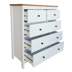 Ren 5 Drawer Chest - White -Home Style Sales 13633737 5794975192747362