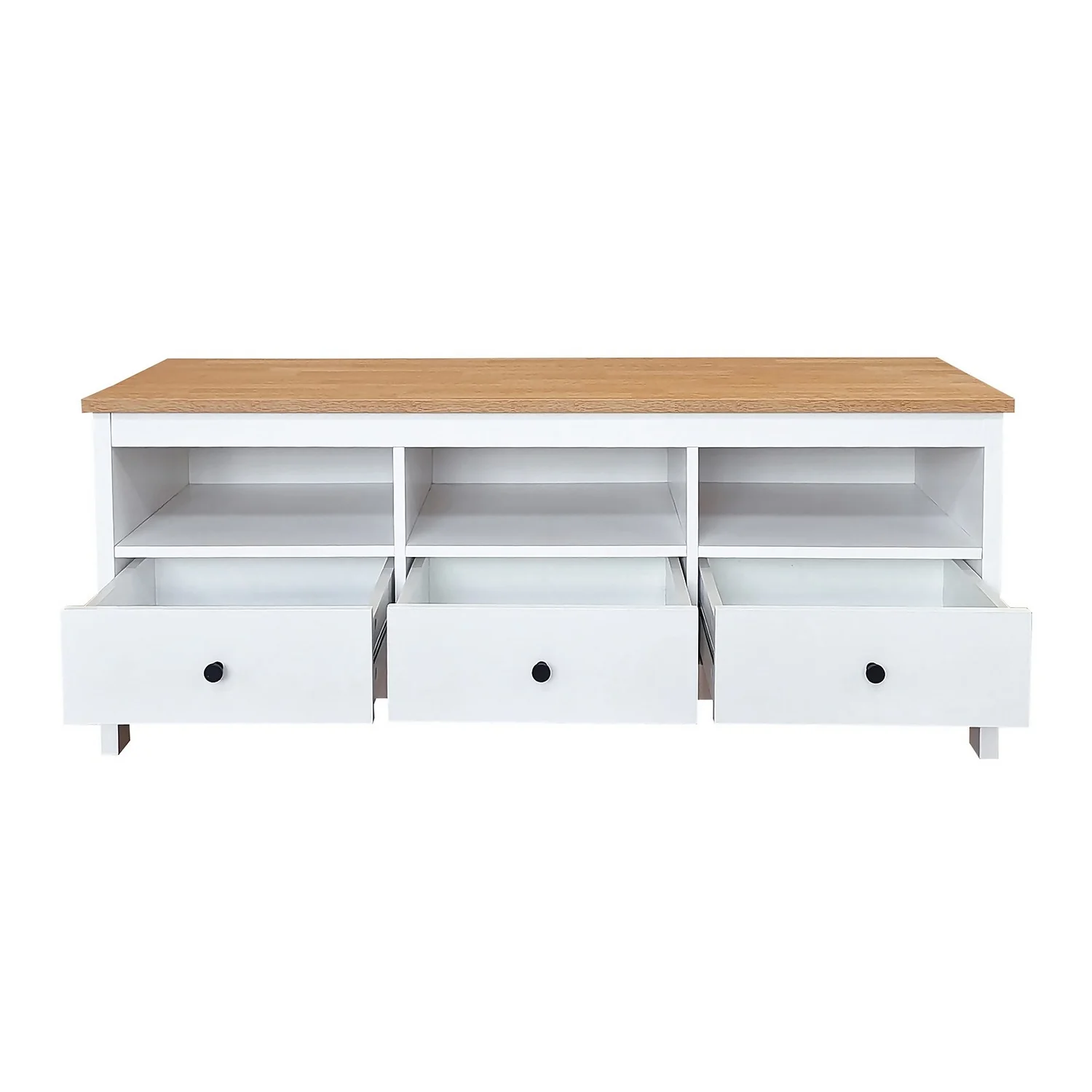 Ren Wide TV Unit - White 5 Ren Wide TV Unit - White - Image 3