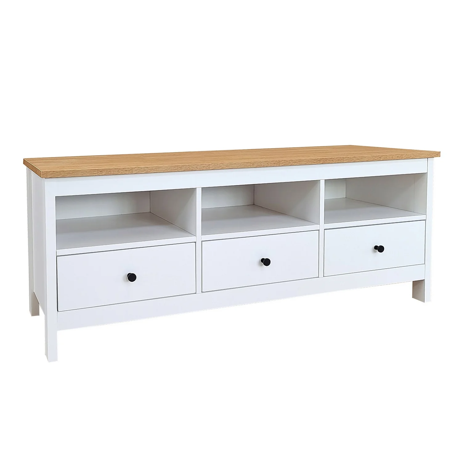 Ren Wide TV Unit - White 3 Ren Wide TV Unit - White