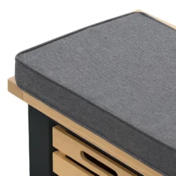 Ashstead Storage Bench - Oak & Charcoal 20 Ashstead Storage Bench - Oak & Charcoal -Home Style Sales 13642204 2484953455933643