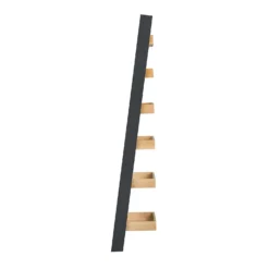 Ashstead Ladder Shelf - Oak & Charcoal -Home Style Sales 13642205 1104953455204322