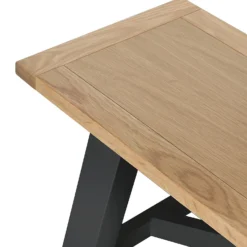 Ashstead Bench - Oak & Charcoal -Home Style Sales 13642207 1214953454781334