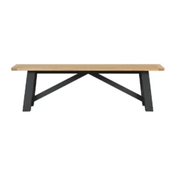 Ashstead Bench - Oak & Charcoal -Home Style Sales 13642207 1774953454646625