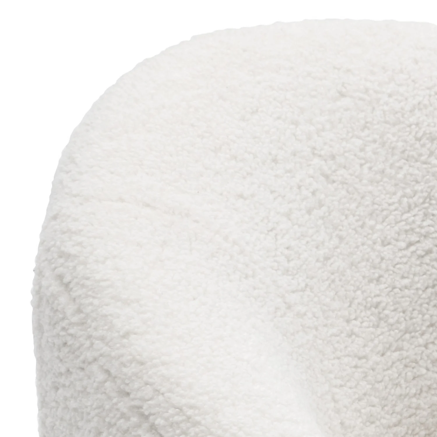 Bernie Boucle Chunky Tub Chair - Cream 6 Bernie Boucle Chunky Tub Chair - Cream - Image 4