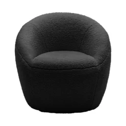 Bernie Boucle Chunky Tub Chair - Black 12 Bernie Boucle Chunky Tub Chair - Black -Home Style Sales 13644161 2214997056788753