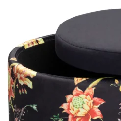 Issy Curiosity Pattern Footstool -Home Style Sales 13644164 1654975247635179