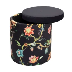 Issy Curiosity Pattern Footstool -Home Style Sales 13644164 2134975247526828