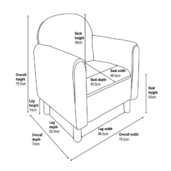 Barry Boucle Armchair - Cream -Home Style Sales 13644170 1375018742914622