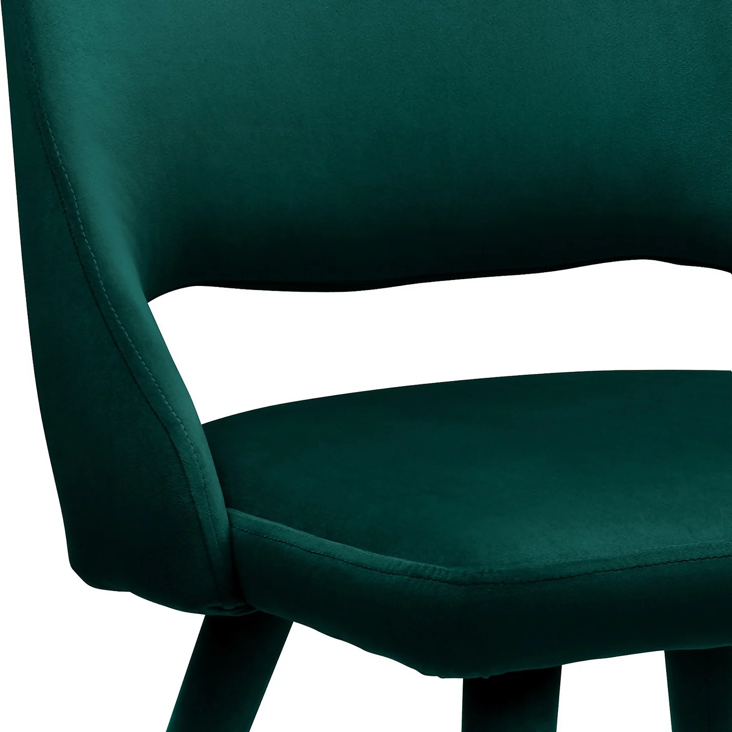 Oliver Upholstered Dining Chairs - Set Of 2 - Emerald 5 Oliver Upholstered Dining Chairs - Set Of 2 - Emerald - Image 3