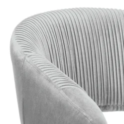 Georgette Pleated Office Chair - Grey -Home Style Sales 13644180 1275004227832276